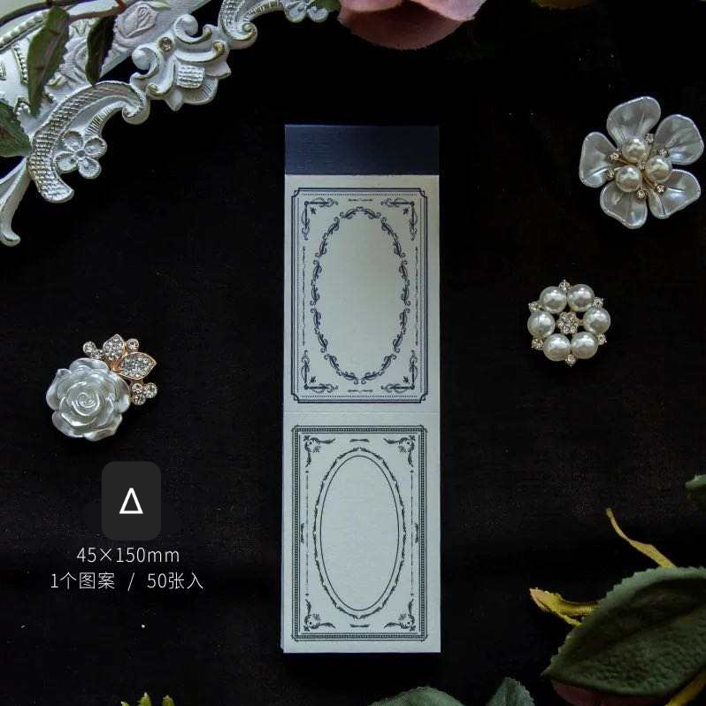 Pencilia.Μη Αυτοκόλλητες Διακοσμητικές Ετικέτες Vintage 50σελ×2ετικ