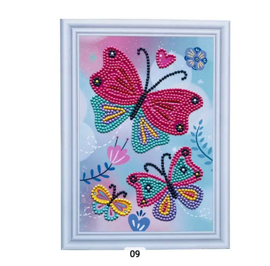 ΚΩΔ.25-2514. Diamond Art Paint Σε Εννέα Σχέδια. Διαστ.23×17εκ