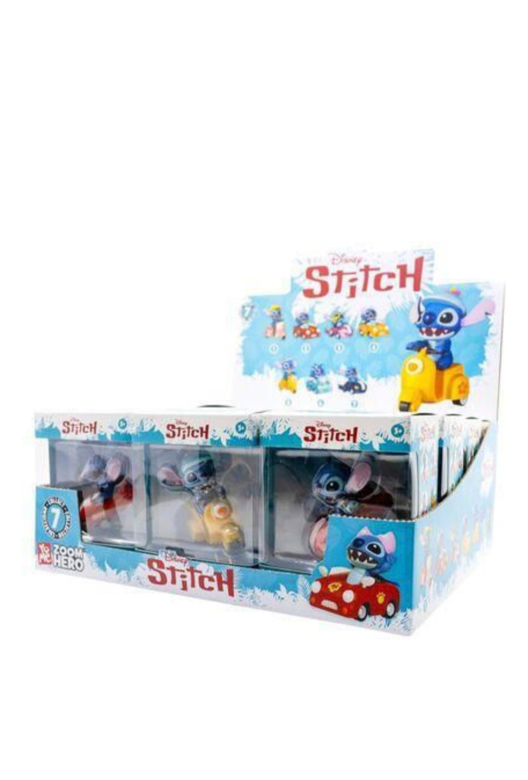 ΚΩΔ.25-15750. Φιγούρα Disney Stitch Σε Επτά Σχέδια. Διαστ.4-6εκ.