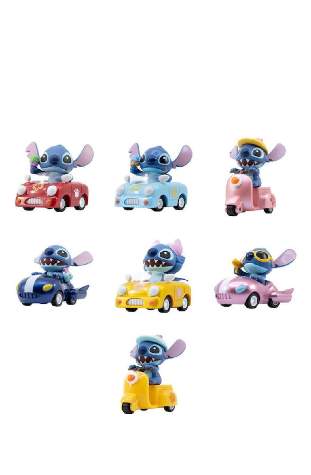 ΚΩΔ.25-15750. Φιγούρα Disney Stitch Σε Επτά Σχέδια. Διαστ.4-6εκ.