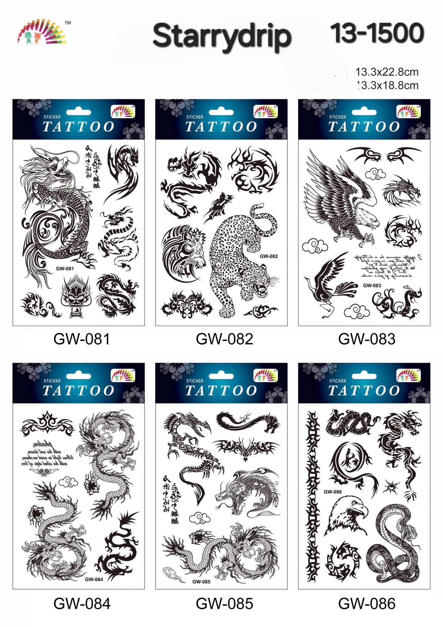 Pencilia Αυτοκόλλητα Tattoo.