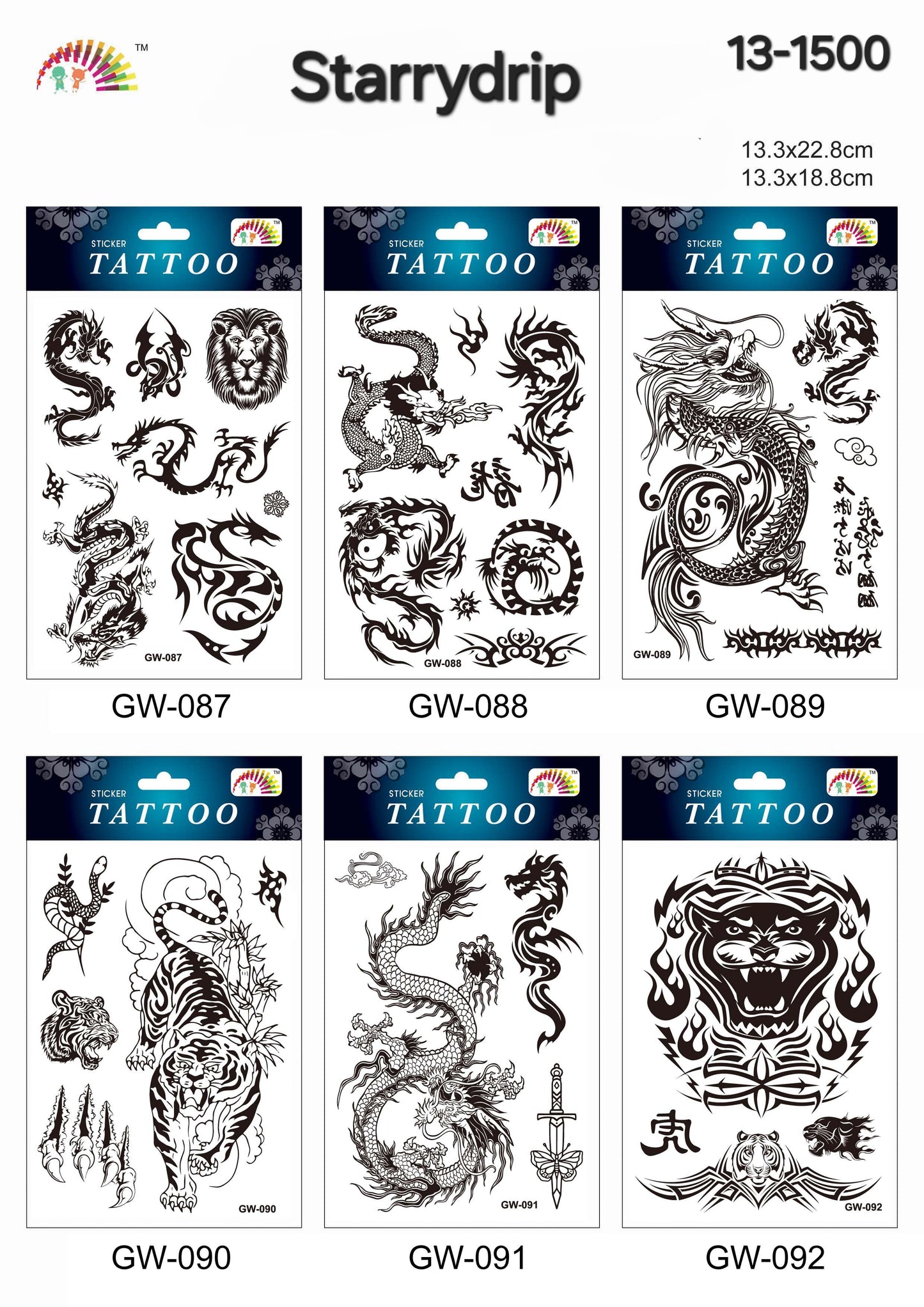 Pencilia Αυτοκόλλητα Tattoo.