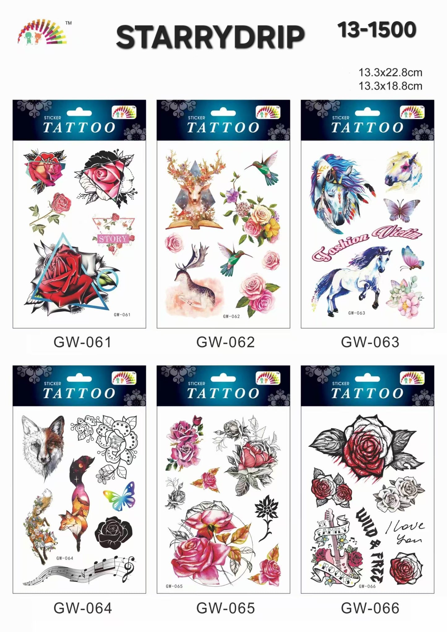 Pencilia Αυτοκόλλητα Tattoo.