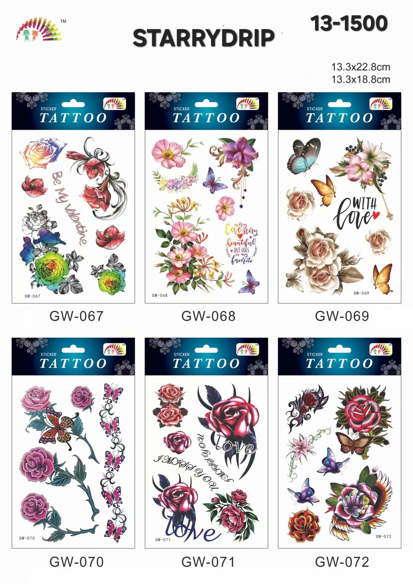 Pencilia Αυτοκόλλητα Tattoo.