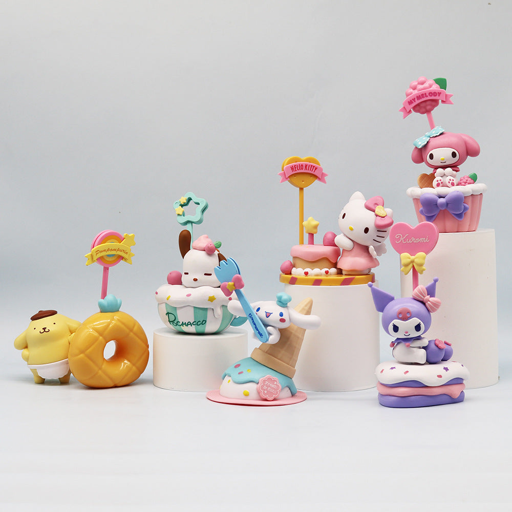 Yume Hello Kitty Memo Stand Party Time Series.Διαστ.12εκ.