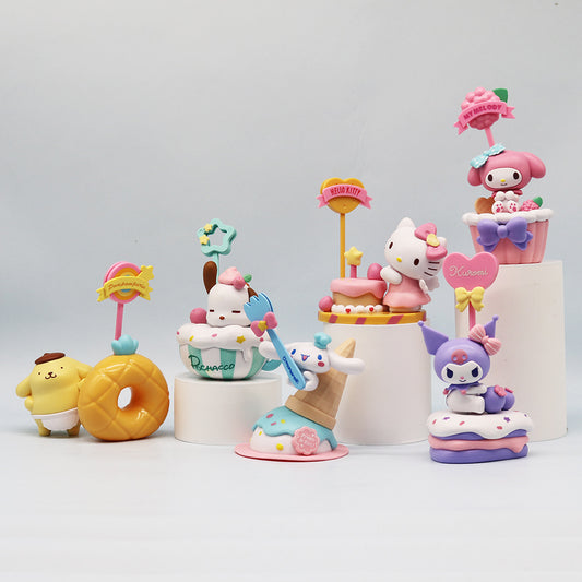 Yume Hello Kitty Memo Stand Party Time Series.Διαστ.12εκ.
