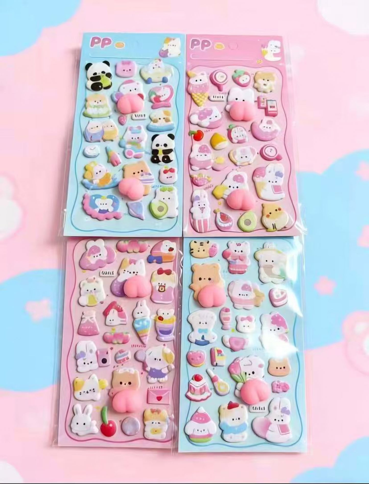 Pencilia Squishy PP Αυτοκόλλητα.