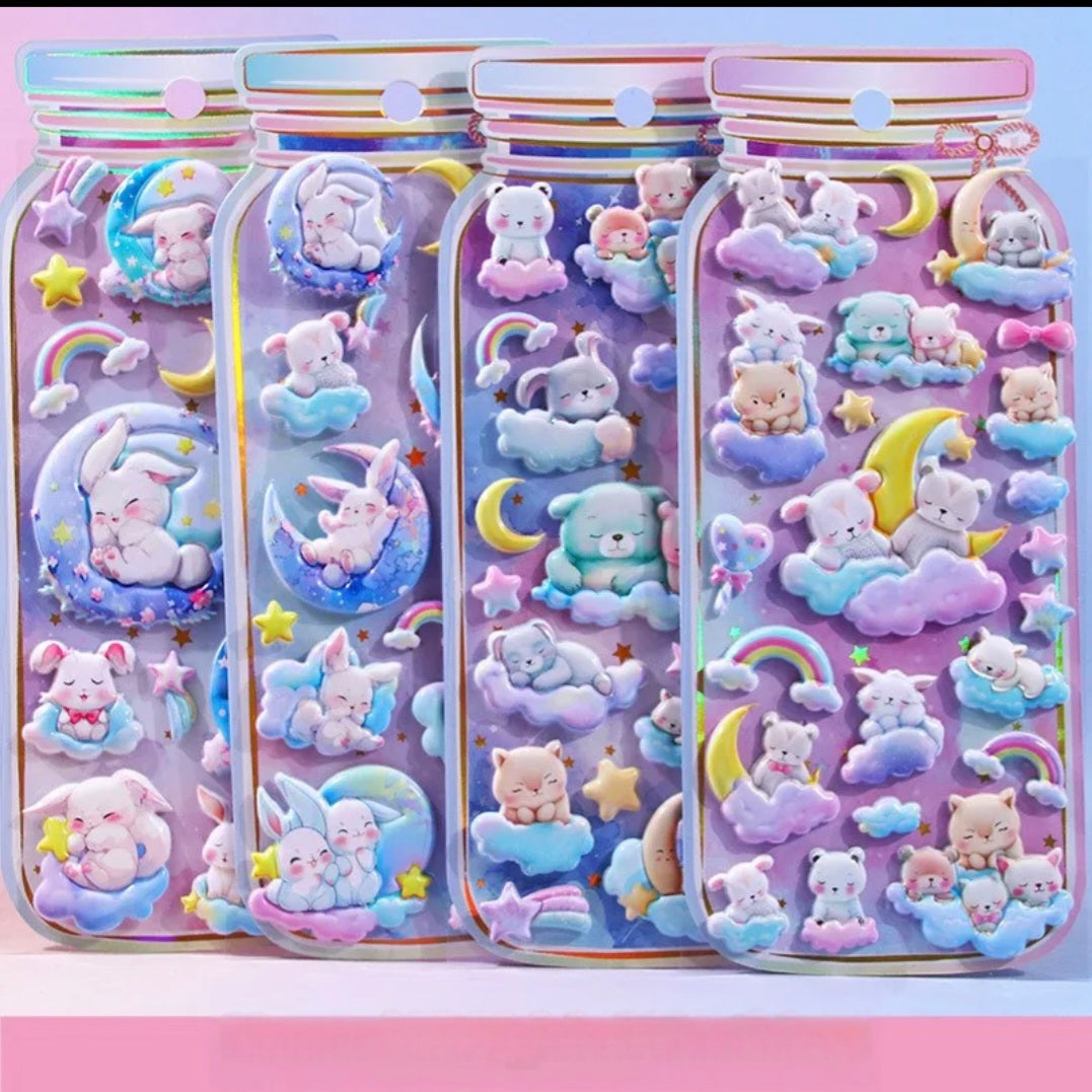 Pencilia Squishy Stickers