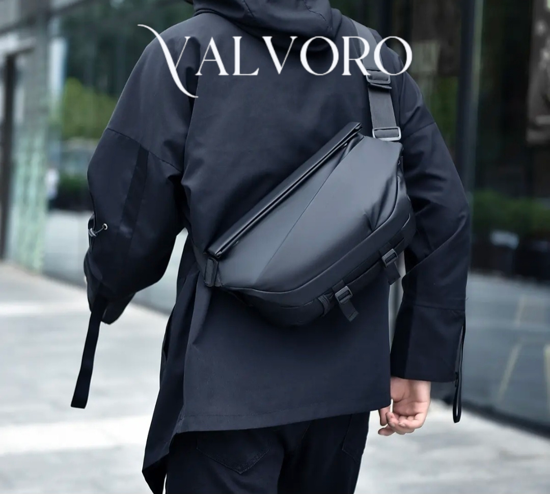 Valvoro Αδιάβροχο Τσαντάκι Ώμου Με Πέντε Θέσεις. Διαστ.30×20×11εκ.