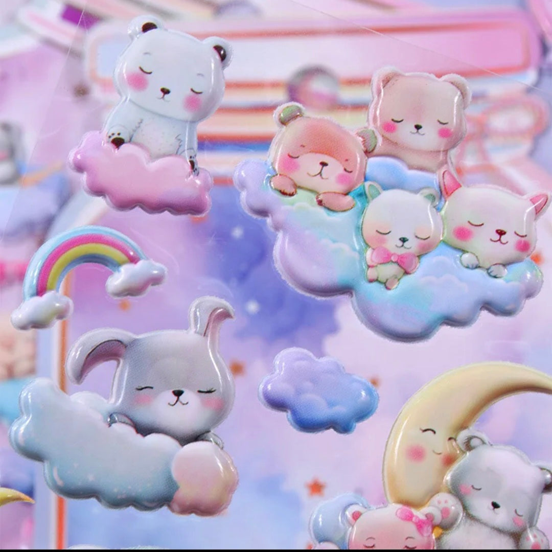 Pencilia Squishy Stickers