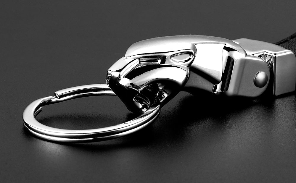 Δερμάτινο Ανδρικό Μπρελόκ Leopard. Διαστ.12εκ.Συσκευασία Δώρου.