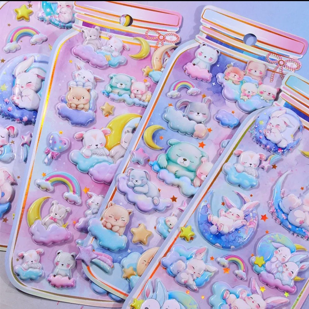 Pencilia Squishy Stickers